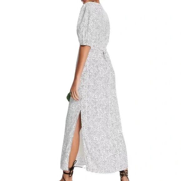 & Other Stories Printed Puff Sleeve Midi Dress - Picture 5 of 5